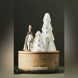 Anthropologie Glass Forest Candle in XL 39oz NEW